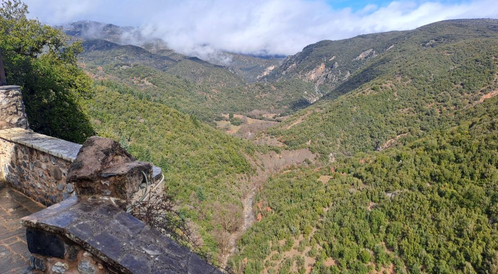 Gorge view near Nymfasia of Mernalon trail 6 Peloponnese