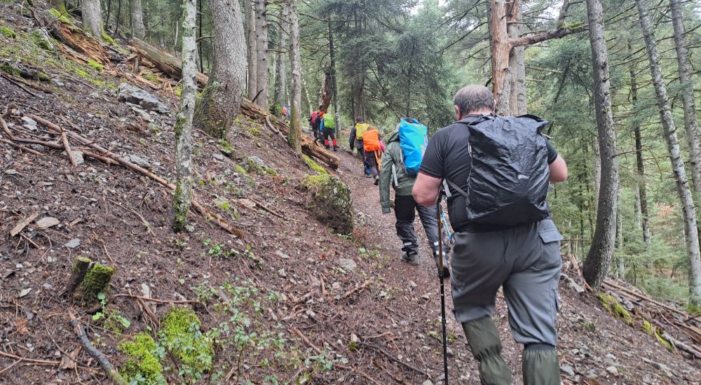 Hikers in Menalon trail 6 Peloponnese