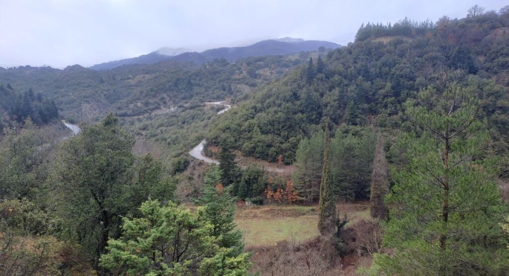 Landscape of Menalon trail 6 Peloponnese