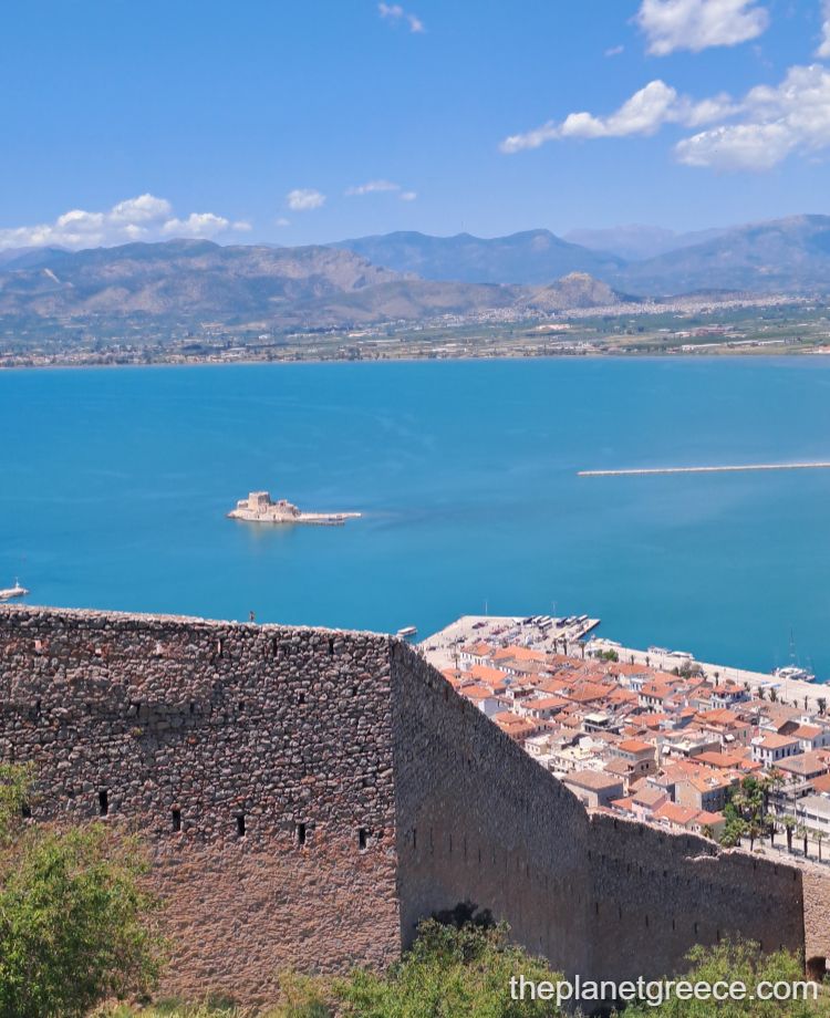 Karathona to Arvanitia hiking trail along Nafplio coast.