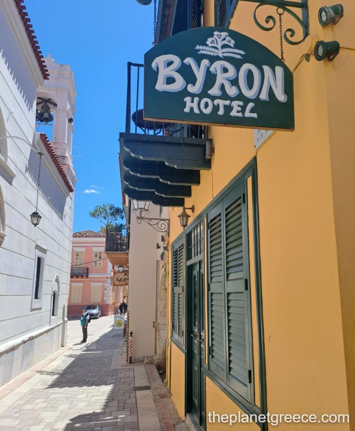 Byron hotel in Nafplio.