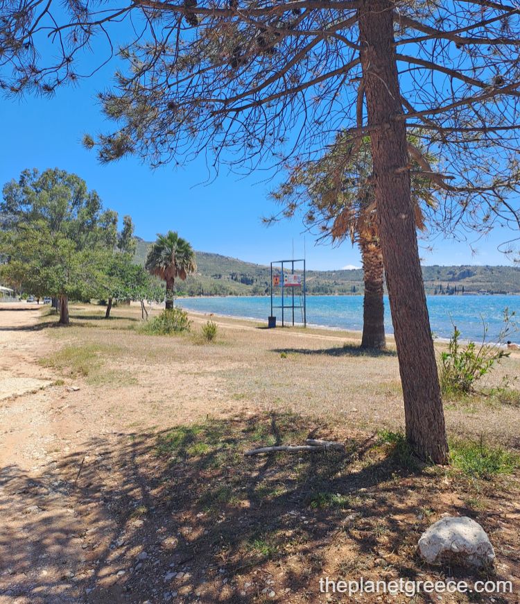 Karathona to Arvanitia hiking trail along Nafplio coast.