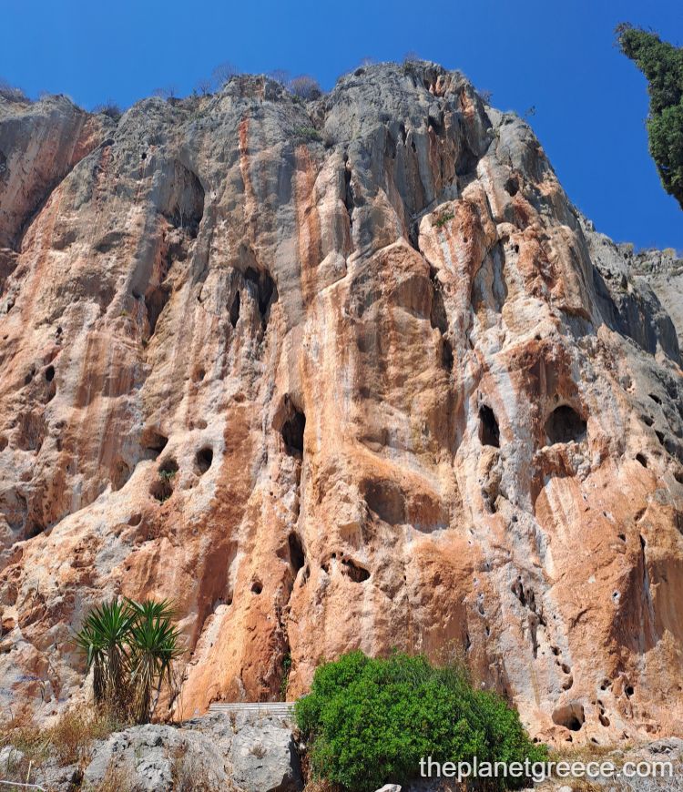 Karathona to Arvanitia hiking trail along Nafplio coast.
